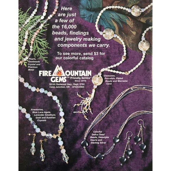 Bead & Button Magazine December 1997 String An Elegant Lariat - Picture 3 of 15